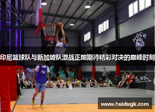印尼篮球队与新加坡队激战正酣期待精彩对决的巅峰时刻